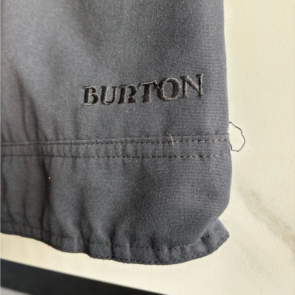 Burton men's navy canvas plaid lined jacket sz S - Picture 9 of 13